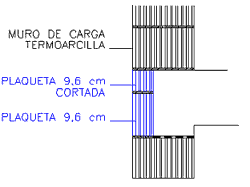 Plaquetas Termoarcilla 9.6 cm