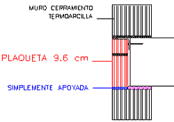 Plaqueta de 9.6 cm